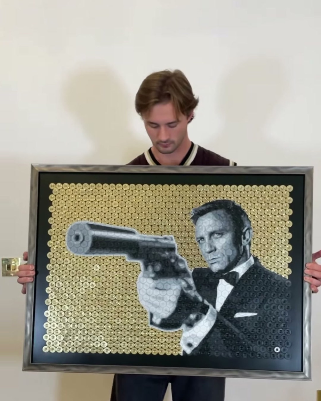Jasper Leadbeater holding ‘Allow Me’